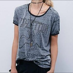 Free People x Trunk LTD Led Zeppelin T-shirt -Size Small